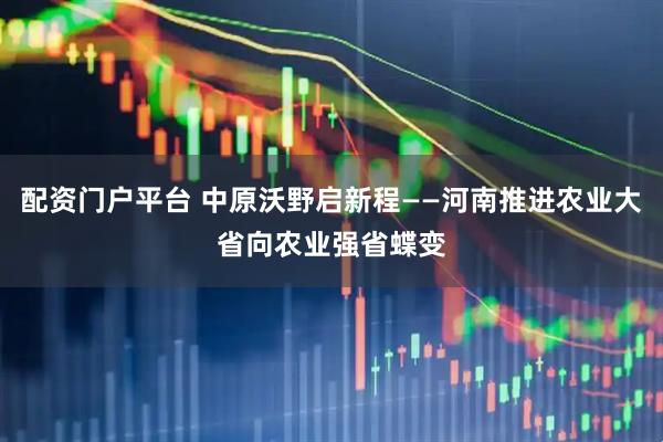 配资门户平台 中原沃野启新程——河南推进农业大省向农业强省蝶变